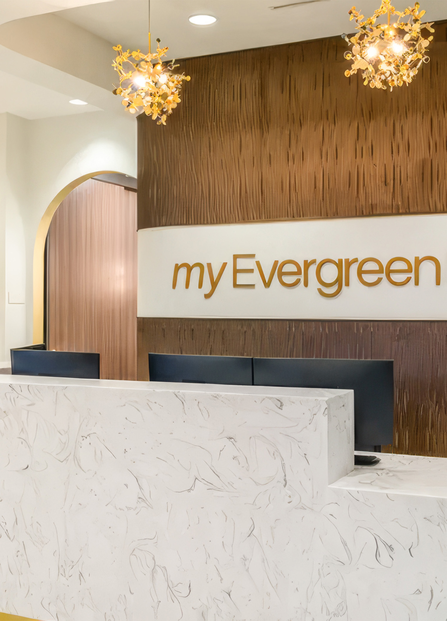 The myEvergreen MedSpa reception